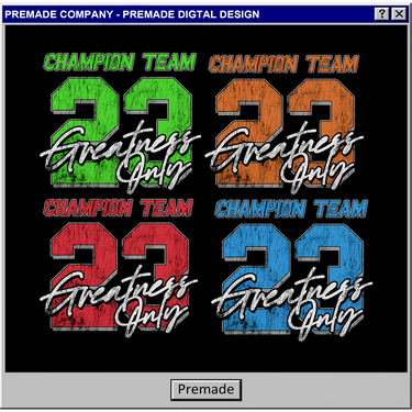 CHAMPION 23 - PREMADE